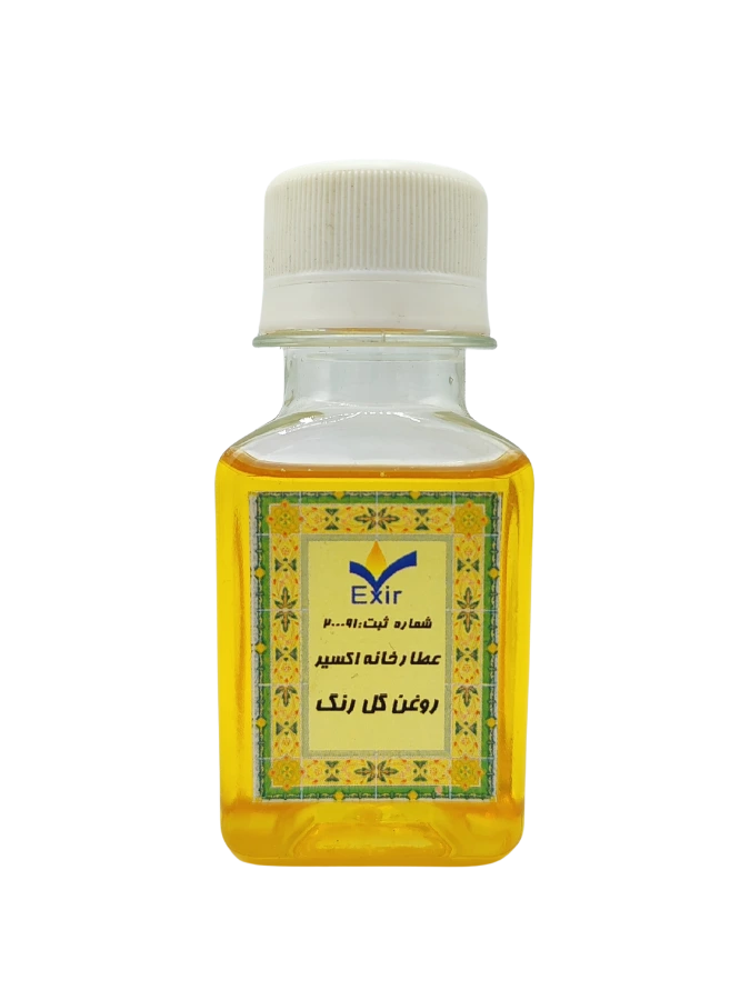 color flower oil روغن گل رنگ